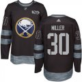 Wholesale Cheap Adidas Sabres #30 Ryan Miller Black 1917-2017 100th Anniversary Stitched NHL Jersey