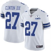 Wholesale Cheap Nike Cowboys #27 Ha Ha Clinton-Dix White Men's Stitched With Established In 1960 Patch NFL Vapor Untouchable Limited Jersey