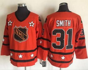 Wholesale Cheap Islanders #31 Billy Smith Orange All-Star CCM Throwback Stitched NHL Jersey