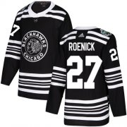 Wholesale Cheap Adidas Blackhawks #27 Jeremy Roenick Black Authentic 2019 Winter Classic Stitched NHL Jersey