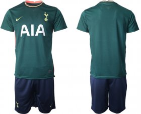 Wholesale Cheap Men 2020-2021 club Tottenham Hotspur away blank green Soccer Jerseys