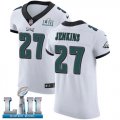Wholesale Cheap Nike Eagles #27 Malcolm Jenkins White Super Bowl LII Men's Stitched NFL Vapor Untouchable Elite Jersey