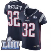 Wholesale Cheap Nike Patriots #32 Devin McCourty Navy Blue Team Color Super Bowl LIII Bound Men's Stitched NFL Vapor Untouchable Elite Jersey