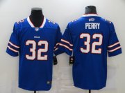 Wholesale Cheap Men's Buffalo Bills #32 Senorise Perry Royal Blue 2020 Vapor Untouchable Stitched NFL Nike Limited Jersey