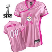 Wholesale Cheap Steelers 2009 Pink Lady Women's Be Luv'd Super Bowl XLV Stitched NFL Jersey
