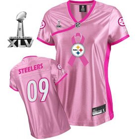 Wholesale Cheap Steelers 2009 Pink Lady Women\'s Be Luv\'d Super Bowl XLV Stitched NFL Jersey