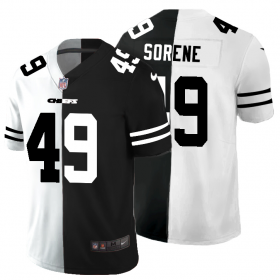 Cheap Kansas City Chiefs #49 Daniel Sorensen Men\'s Black V White Peace Split Nike Vapor Untouchable Limited NFL Jersey