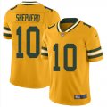 Wholesale Cheap Nike Packers #10 Darrius Shepherd Gold Men's Stitched NFL Limited Inverted Legend Jersey