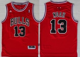 Wholesale Cheap Chicago Bulls #13 Joakim Noah Revolution 30 Swingman Red Jersey