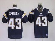 Wholesale Cheap Chargers Darren Sproles #43 Stitched Dark Blue NFL Jersey