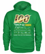 Wholesale Cheap Green Bay Packers 100 Seasons Memories Pullover Hoodie Light Green