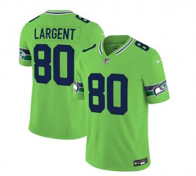 Wholesale Cheap Men\'s Seattle Seahawks #80 Steve Largent 2023 F.U.S.E. Green Limited Football Stitched Jersey