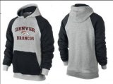 Wholesale Cheap Denver Broncos Heart & Soul Pullover Hoodie Grey & Black