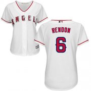 Wholesale Cheap Angels #6 Anthony Rendon White Home Women's Stitched MLB Jersey