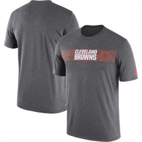 Wholesale Cheap Cleveland Browns Nike Sideline Seismic Legend Performance T-Shirt Charcoal