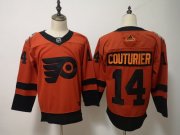 Wholesale Cheap Adidas Flyers #14 Sean Couturier Orange 2019 Stadium Series Stitched NHL Jersey
