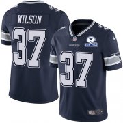 Wholesale Cheap Nike Cowboys #37 Donovan Wilson Navy Blue Team Color Men's Stitched With Established In 1960 Patch NFL Vapor Untouchable Limited Jersey