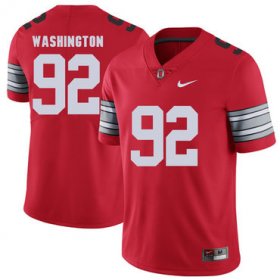 Wholesale Cheap Ohio State Buckeyes 92 Adolphus Washington Red 2018 Spring Game College Football Limited Jersey