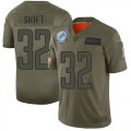 Wholesale Cheap Nike Lions #32 D'Andre Swift Camo Youth Stitched NFL Limited 2019 Salute To Service Jersey
