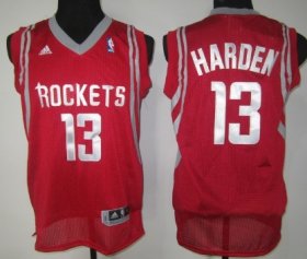 Wholesale Cheap Houston Rockets #13 James Harden Red Swingman Jersey