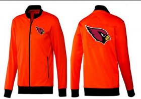 Wholesale Cheap NFL Arizona Cardinals Team Logo Jacket Orange