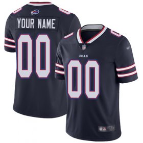 Wholesale Cheap Nike Buffalo Bills Customized Navy Men\'s Stitched NFL Limited Inverted Legend Jersey