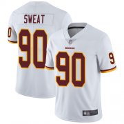 Wholesale Cheap Nike Redskins #90 Montez Sweat White Men's Stitched NFL Vapor Untouchable Limited Jersey