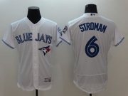 Wholesale Cheap Blue Jays #6 Marcus Stroman White Flexbase Authentic Collection Stitched MLB Jersey