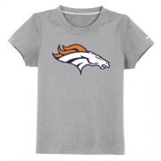 Wholesale Cheap Denver Broncos Sideline Legend Authentic Logo Youth T-Shirt Grey