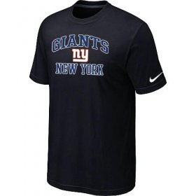 Wholesale Cheap Nike NFL New York Giants Heart & Soul NFL T-Shirt Black