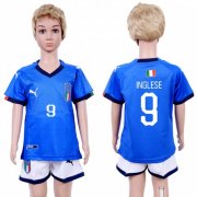 Wholesale Cheap Italy #9 Inglese Home Kid Soccer Country Jersey