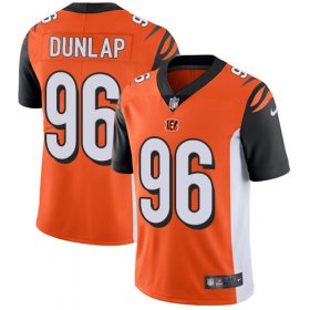 Wholesale Cheap Nike Bengals #96 Carlos Dunlap Orange Alternate Men\'s Stitched NFL Vapor Untouchable Limited Jersey