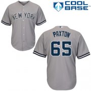 Wholesale Cheap Yankees #65 James Paxton Grey New Cool Base Stitched MLB Jersey