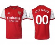 Wholesale Cheap Men 2021-2022 Club Arsenal home aaa version red customized Soccer Jersey
