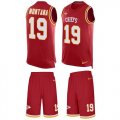 Wholesale Cheap Nike Chiefs #19 Joe Montana Red Team Color Men's Stitched NFL Limited Tank Top Suit Jersey