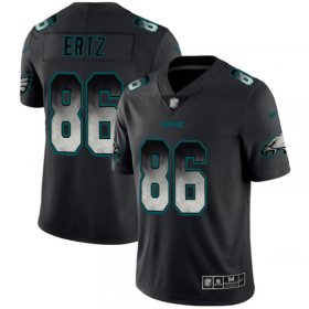 Wholesale Cheap Nike Eagles #86 Zach Ertz Black Men\'s Stitched NFL Vapor Untouchable Limited Smoke Fashion Jersey