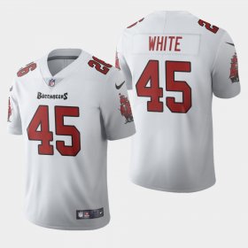 Wholesale Cheap Tampa Bay Buccaneers #45 Devin White White Men\'s Nike 2020 Vapor Limited NFL Jersey