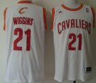 Wholesale Cheap Cleveland Cavaliers #21 Andrew Wiggins Revolution 30 Swingman White Jersey