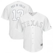 Wholesale Cheap Rangers #13 Joey Gallo White "Pico de Gallo" Players Weekend Cool Base Stitched MLB Jersey