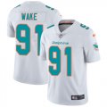 Wholesale Cheap Nike Dolphins #91 Cameron Wake White Men's Stitched NFL Vapor Untouchable Limited Jersey