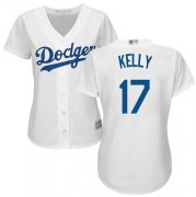 Women's Joe Kelly White Home Jersey - #17 Baseball Los Angeles Dodgers Cool Base