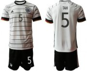 Wholesale Cheap Germany 5 TAH Home UEFA Euro 2020 Soccer Jersey