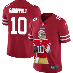 Cheap San Francisco 49ers #10 Jimmy Garoppolo Nike Team Hero 3 Vapor Limited NFL Jersey Red