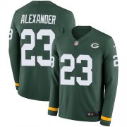 Wholesale Cheap Nike Packers #23 Jaire Alexander Green Team Color Men's Stitched NFL Limited Therma Long Sleeve Jersey