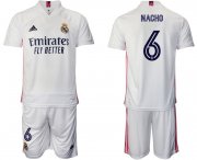 Wholesale Cheap Men 2020-2021 club Real Madrid home 6 white Soccer Jerseys