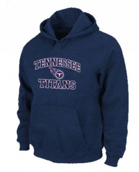 Wholesale Cheap Tennessee Titans Heart & Soul Pullover Hoodie Dark Blue