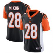 Wholesale Cheap Nike Bengals #28 Joe Mixon Black Team Color Men's Stitched NFL Vapor Untouchable Limited Jersey