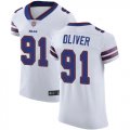 Wholesale Cheap Nike Bills #91 Ed Oliver White Men's Stitched NFL Vapor Untouchable Elite Jersey