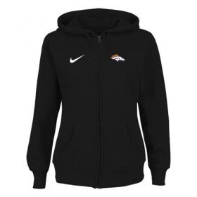 Wholesale Cheap Nike Denver Broncos Ladies Tailgater Full Zip Hoodie Black