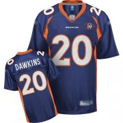 Wholesale Cheap Broncos #20 Brian Dawkins Blue Team 50th Annivesary Patch Stitched NFL Jersey